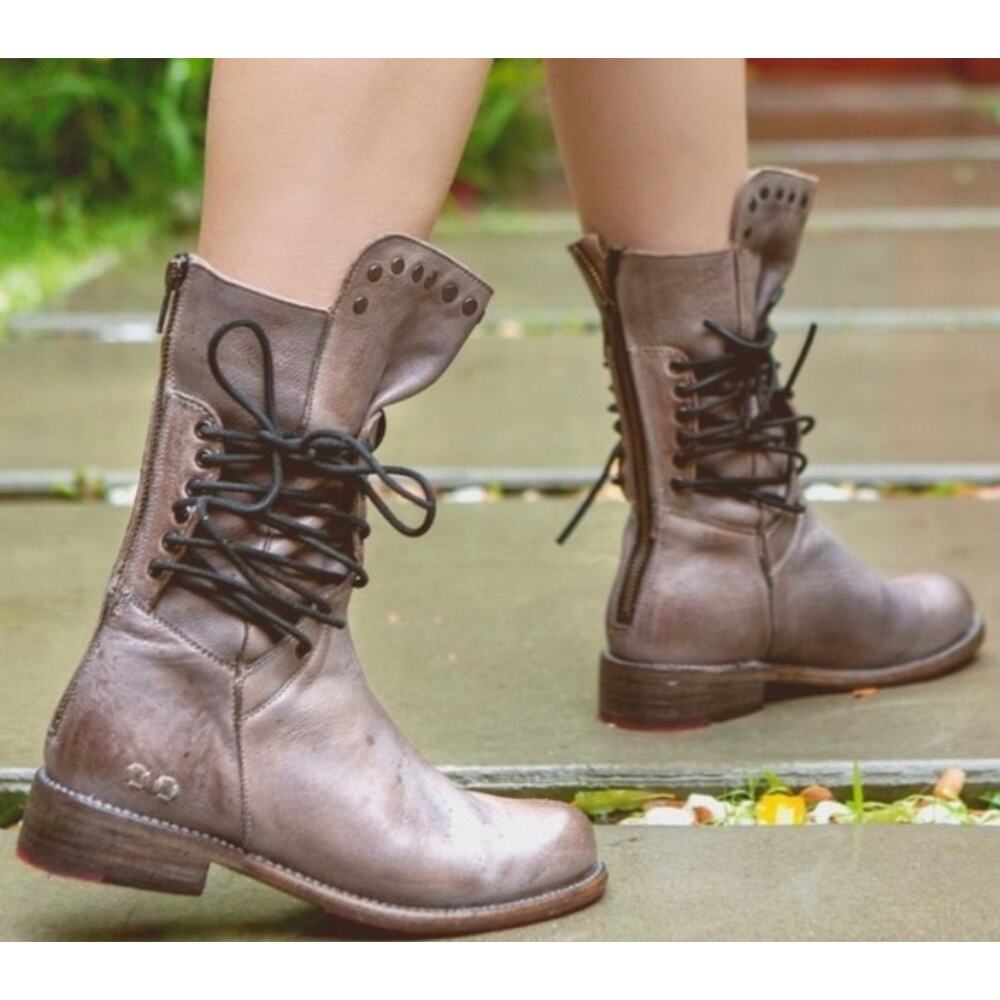 Bed Stu Fen Mid-Calf Boot In Alkaline Rustic - size 8